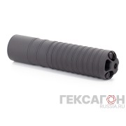 ДТК закрытого типа Гексагон ПОТОК 2 на АКМ/ВПО-133/136, М14х1L, калибр 7,62х39, 210мм ДТК закрытого типа Гексагон ПОТОК 2 на АКМ/ВПО-133/136, М14х1L, калибр 7,62х39, 210мм