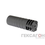 ДТК закрытого типа Гексагон ПОТОК 2 коротыш на АК-74/АК-105, с рассекателем, М24х1,5, калибр 5,45/.223, 145 мм ДТК закрытого типа Гексагон ПОТОК 2 коротыш на АК-74/АК-105, с рассекателем, М24х1,5, калибр 5,45/.223, 145 мм