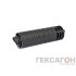 ДТК закрытого типа Гексагон ПОТОК 2 коротыш на АК-12/АК-15/TR-3 gen.1/2 с рассекателем, байонет калибр 5,45/.223, 165мм фото 2 ДТК закрытого типа Гексагон ПОТОК 2 коротыш на АК-12/АК-15/TR-3 gen.1/2 с рассекателем, байонет калибр 5,45/.223, 165мм фото 2