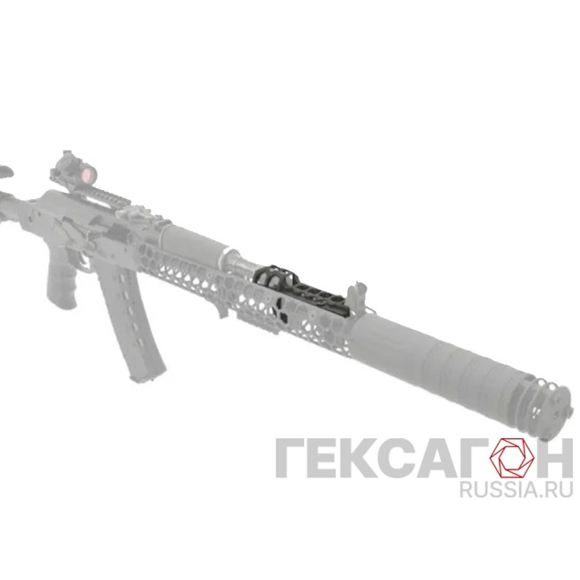 Накладка для цевья Гексагон на газблок фото 5