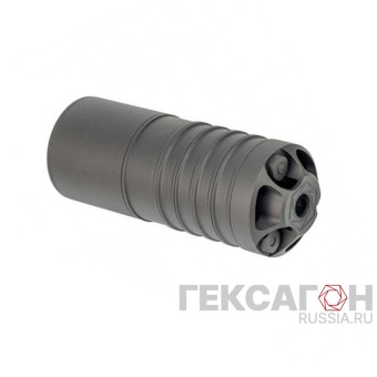 ДТК закрытого типа Гексагон ПОТОК 2 коротыш на AR-15, UNEF 1/2х28 TPI, кал. 223Rem